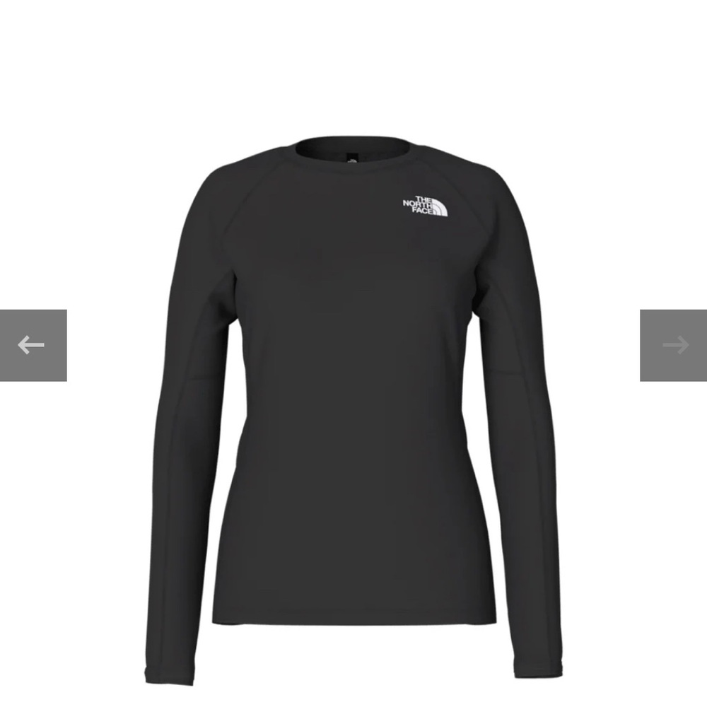 The North Face Gray Long Sleeve Fitted T-Shirt